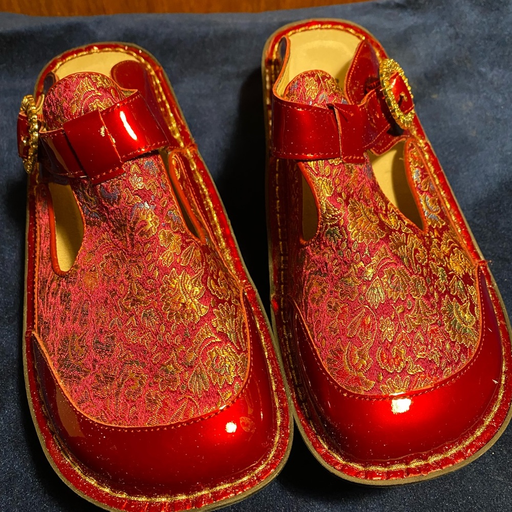 Women’s - Alegria, size 39 EU / 9-9.5 US, clogs, in Wine